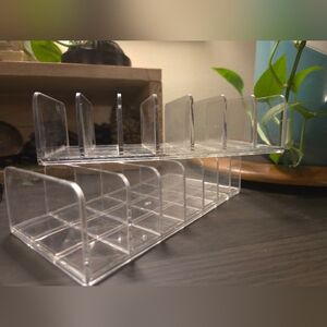 2 clear 7 slot organizers